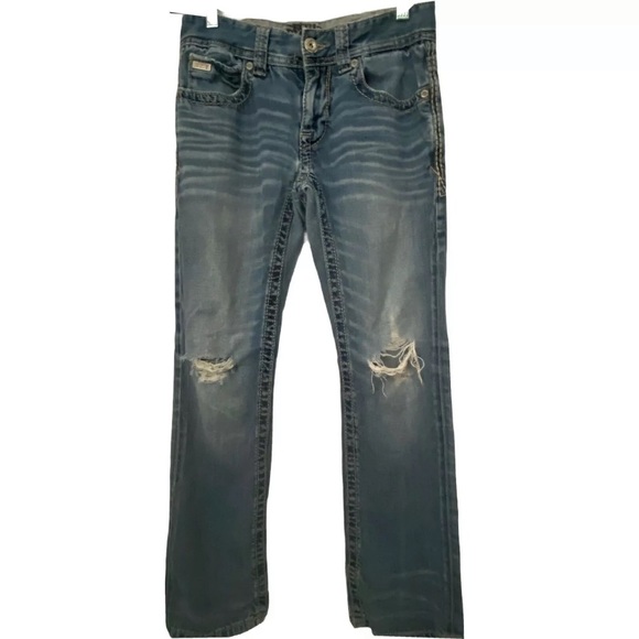 Buckle Other - Buckle Black 3 FIT Jeans Mens 28 Denim Low Rise Thick Stitch Bootcut Medium Wash